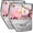 Pink and White, variant on Car Window Shades, 2pcs Magnetic Car Curtains for Side Windows Privacy Full Covers/Half Shade Options, Cute Cartoon Auto Sunshades for Baby Protection Pink