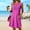 A1 Hot Pink, variant on Embroidered Boho Dress Cotton Peasant Dress Flowy Linen Dress Linen Summer Dresses for Women Gauze Cotton Dress Vacation Clothing Cotton Gauze Clothing For Women Pink L