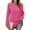 #1 Pink, variant on Sweaters for Women Fall Casual Long Sleeve Tunic Tops Crewneck Lightweight Pullover Sweatshirts Winter Loose T Shirts for Women