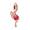 Flamingo, variant on 925 Sterling Silver Robin Dangle Charm for Bracelet Charms Bangle Pendant Jewelry