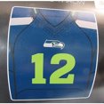 thumbnail image 1 of NFL Seattle Seahawks Royal Plush Raschel Throw Blanket 50" x 60" 12th MAN, 1 of 3