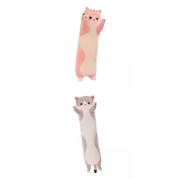 Almohada para , juguete de peluche, almohada larga para , juguete suave, muñeco de peluche para abrazar de Yotijar Gato almohada juguetes de peluche