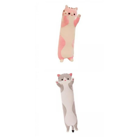 

2Pieces Cat Toy Pillow Cute Hugging Kids