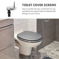 Toilet Seat Fixed Screw Hinge Screws Round Seats for Standard Toilets