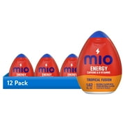 (12 pack) MiO Energy Tropical Fusion Sugar Free Water Enhancer, 1.62 fl oz Bottle, Liquids