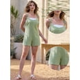 thumbnail image 2 of DARING DIVA Women's Sleeveless Adjustable Spaghetti Strap Medium Green, 2 of 6