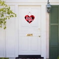 thumbnail image 6 of ELF Valentine's Day Paper Decoration, Heart Shaped Ornament with Hanging Rope for Front Door, Window, Wall, 6 of 6