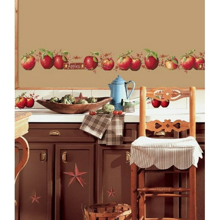 RoomMates Peel and Stick Decor Wall Decals. Country Apples. 40 Pieces