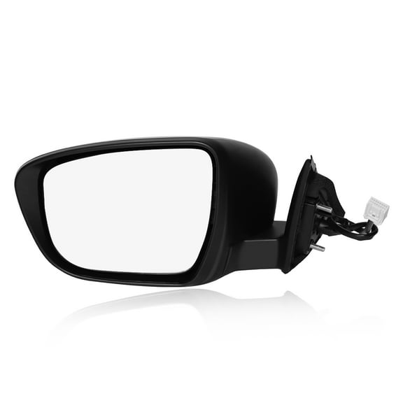 Left Driver Side Mirror, Power Non-Heated Paintable Manual Folding View Mirror For 2017-2020 Nissan Rogue