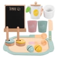 thumbnail image 4 of 1 Set Afternoon Tea Playthings Simulation Wooden Lemon Tea Pretend Play Toy, 4 of 6