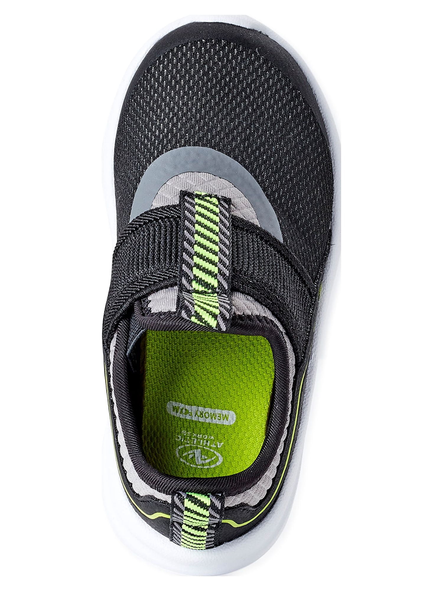 Athletic Works Toddler Boys Slip-on Athletic Sneakers, Sizes 7-12