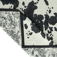 thumbnail image 5 of Indigo Hill Clara Cowhide 3 Piece Black Cow Print Reversible Cotton Quilt Set, Western Bedding, Full/Queen, 5 of 9