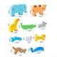 thumbnail image 2 of Bloques de Animales de Madera para Niños y Niñas, Juguete Apilable, Cumpleaños para Niños y Niñas de 2 A 6 Años, Juguetes Educativos, Juego de Equilibrio de Motricidad Fina, 2 of 5