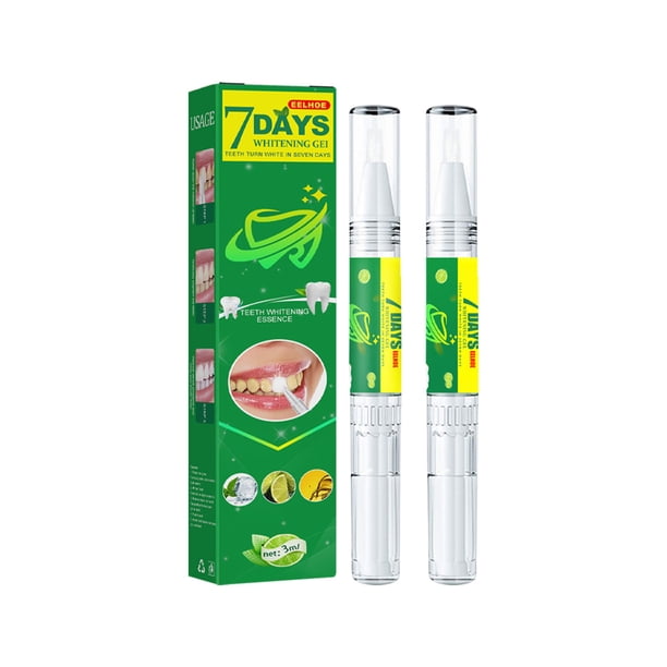Ganfancp Tooth Stain Remover Gentle Oral Care 2 Pack 3Ml Teeth Cleaning Pen Portable For Men Daily Use Ofertas Del Día 2* Cepillo de Dientes