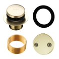 thumbnail image 1 of Kit de molduras para desagües de bañera Hidrop Conversion, oro cepillado, 1 of 6
