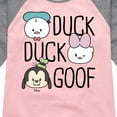 thumbnail image 3 of Disney - Duck Duck Goof - Toddler & Youth Girls Raglan Graphic T-Shirt, 3 of 5