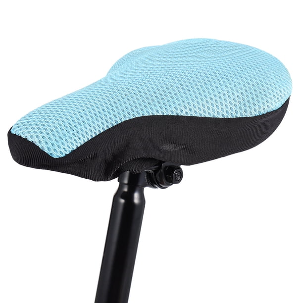 Cubiertas de asiento de bicicleta de malla 3D transpirables Cubiertas de asiento de bloque solar Accesorios de bicicleta