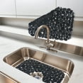 thumbnail image 2 of Unique Bargains Pebble Sink Mat for Stainless Steel Sinks Black, 2 of 6