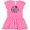 Raspberry with Polka Dots, variant on Inktastic My Mommy Did It and She Did It for Me with Graduation Cap Girls Toddler Dress