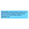 thumbnail image 3 of WestLife Organic Unsweetened Vanilla Soymilk 32 fl oz (Pack of 5), 3 of 3