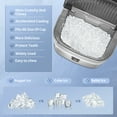 thumbnail image 2 of Moifoi Nugget Ice Maker Countertop, Portable Ice Machine with Self-Cleaning Function, 35lbs/24H, Easy Operation, Silver, 2 of 7
