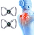 thumbnail image 1 of Masajeador de cuello, 2 piezas, masajeador moldeador corporal de infrarrojo lejano, alivio cervical portátil, terapia ultrasónica para glándulas linfáticas, cinturón inteligente para corregir jo, 1 of 5