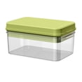 thumbnail image 1 of Space Saving Press Type Ice Cube Tray Ice Maker Machine Accessories Large Capacity Ice Cube Maker With Bin One Second Release With Lid And Scoop Bpa Free Ice Storage Box Making Ice, 1 of 8