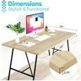 thumbnail image 2 of Kaboon 30x20 inch Universal Table Top, Pack of 2, Oak, 2 of 7
