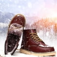 thumbnail image 5 of NOKIO Men'S Snow Boots Men'S High Top Snow Boots Fashion Casual Trainers Breathable Flat Casual Shoes Winter Padded Warm Men'S Boots Men'S Cold-Resistant Winter Boots, 5 of 5