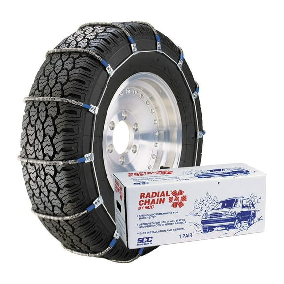 Security Chain TC2512MM Snow Radial Cable Tire Chain for Light Trucks, Pair