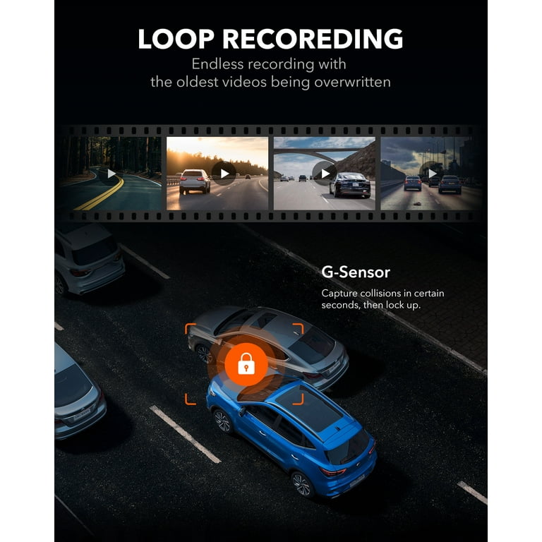 WOLFBOX 12" G840S 2160P Dash Cam Specchietto, 4K Dashcam - Foto 4