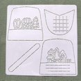 thumbnail image 1 of Plastic Flexible Patchworks Stencil Plastic Patchworks Tool for Sewing Embroidery Enthusiasts, 1 of 4