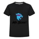 thumbnail image 1 of Ropa Verano MrBeast Niño Niña Camiseta Algodón Estampado Azul Casual Moda Juvenil Playera Fans Regalo Diario Cómoda Infantil, 1 of 4