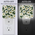 thumbnail image 2 of Daisies LED Square Night Lights - Illuminating Your Space with Style | Energy-Efficient Bedroom Lighting, 2 of 6