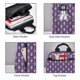 thumbnail image 3 of Balery leaf flower Skull colorful Mochila ligera para hombre y mujer: duradera e impermeable, ideal para la escuela, el trabajo, viajes y uso diario., 3 of 7