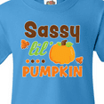 thumbnail image 4 of Inktastic Thanksgiving Sassy Lil Pumpkin with Fall Leaves Youth T-Shirt, 4 of 5