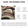 thumbnail image 5 of GOSMITH Abstract Spiral Throw Pillow Covers Retro Red Cushion Covers 22\x22\, 5 of 5