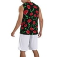thumbnail image 2 of Naloa Cherry Basketball Jersey Reversible Men's Mesh Athletic Sports Shirts Training Practice S-4XLMedium, 2 of 6