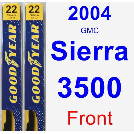 Gmc P3500 Wiper - 2004 GMC Sierra 3500 Wiper Blade Set/Kit (Front) (2 Blades) - Premium