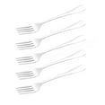 thumbnail image 4 of Clearance Tableware under $5,5pc Stainless Fork Western Food Fork Dessert Fork, 4 of 4