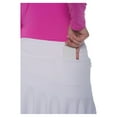 thumbnail image 2 of IBKUL Adult Female Flounce Skort, Color: White, Size: XS, 2 of 3