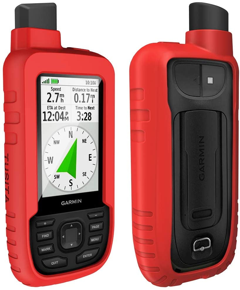 TUSITA Case for Garmin GPSMAP 66s 66st Silicone Protective Cover