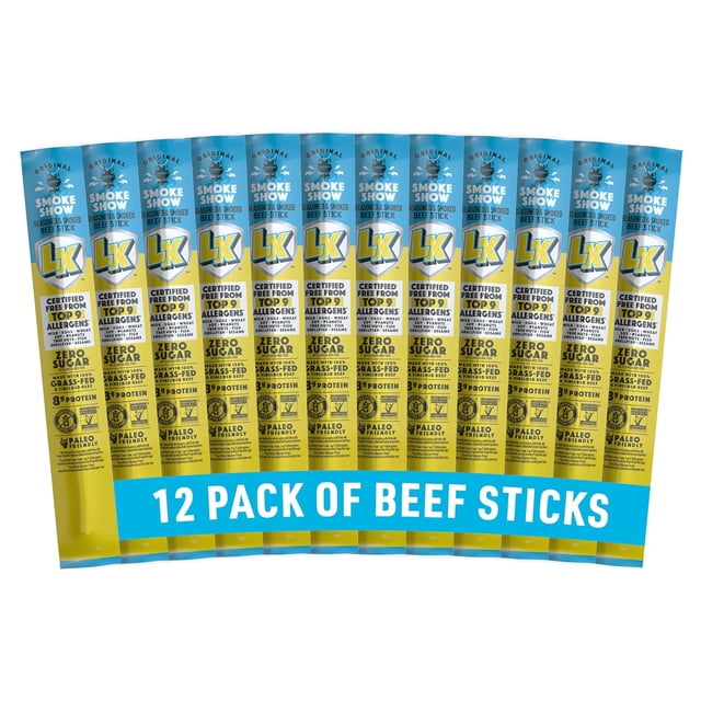 Premium Free Range Jerky Snack Sticks 12-Pack: Herb-A-Licious Turkey Flavor, 8g Protein, Certified Free from Top 9 Allergens, Gluten-Free, Non-GMO, Zero Sugar, Keto, Paleo