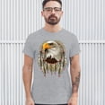 thumbnail image 3 of Tee Hunt Bald Eagle Dreamcatcher T-shirt Indigenous Native American Heritage Men's Tee, Gray, Small, 3 of 5