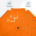 thumbnail image 5 of MASTERCANOPY 9ft Patio Market Umbrella with Valance, Tilt and Crank, Orange, 5 of 6