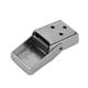 thumbnail image 4 of Cerrojo de cerradura con llave, cerrojo oculto de acero inoxidable de metal, cerrojo de cerradura elaborado con cuidado, 4 of 7