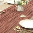 thumbnail image 5 of Mbxmh Cheese Table Runner Pleated Fabric Db,Cheesecloth Table Runner 10Ft Boho Rustic Black Cheese Cloth Table Runner for Decoration Wedding Easter Summer Decoration, 5 of 6