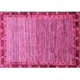 thumbnail image 1 of Ahgly Company Indoor Rectangle Abstract Pink Modern Area Rugs, 2' x 3', 1 of 4
