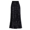 thumbnail image 5 of Delliss Women's Slim Fit Casual Trendy Solid Color Sequin Skirt Ankle Length, 5 of 7