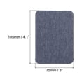 thumbnail image 2 of Uxcell Fabric Patch Iron-on Patches 4.1"x3.0" for Clothes , Pants, Bags Repairing and Decoration Pack of 20 Dark Blue, 2 of 7
